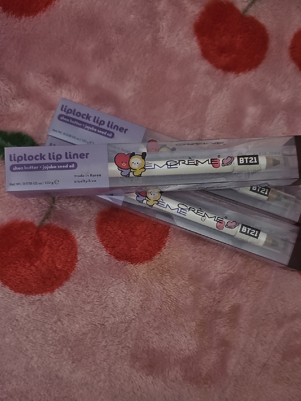 BT21 Liplock Lip Liner — Pink